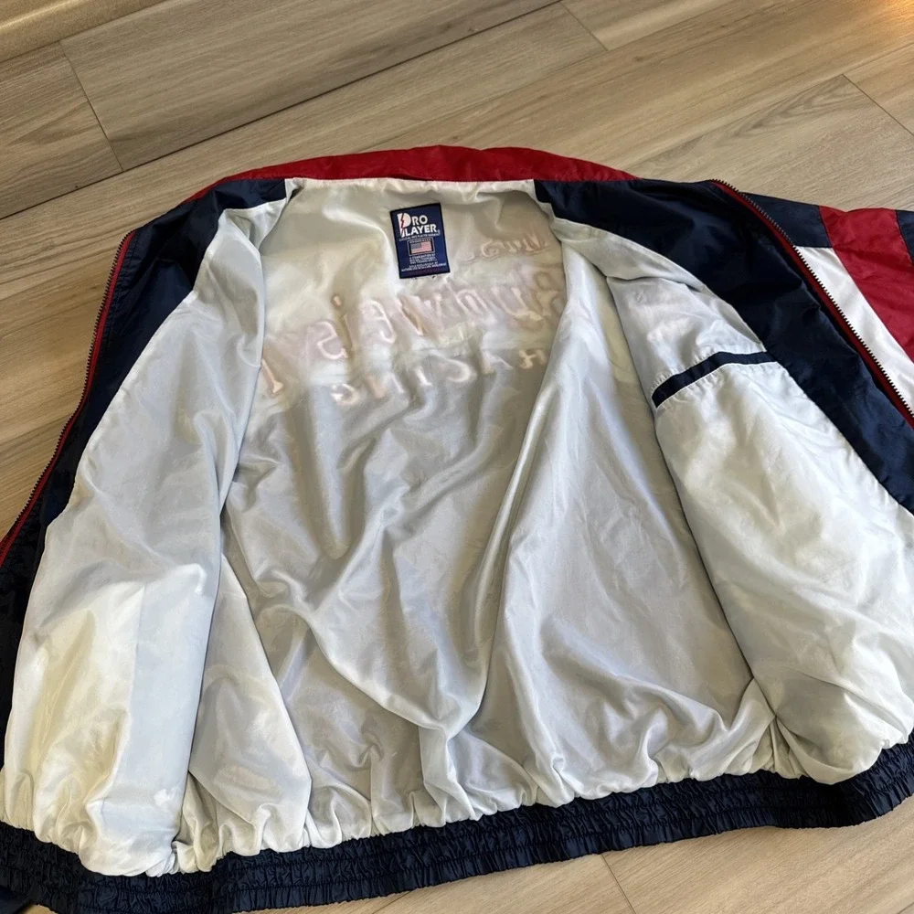 Vintage Miss Budweiser‎ Racing Pro Player Jacket Windbreaker SIZE XL Beer Promo